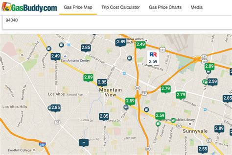 lowest gas prices near me map